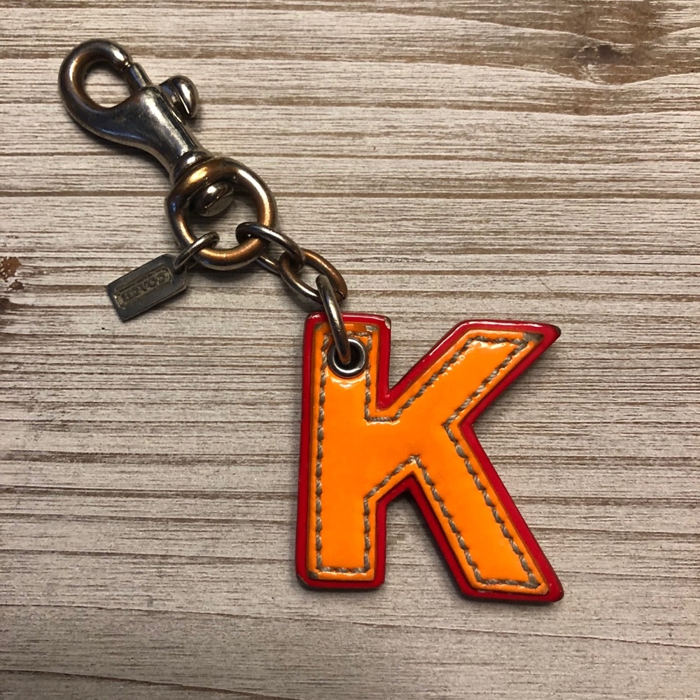 Coach “K” Keychain